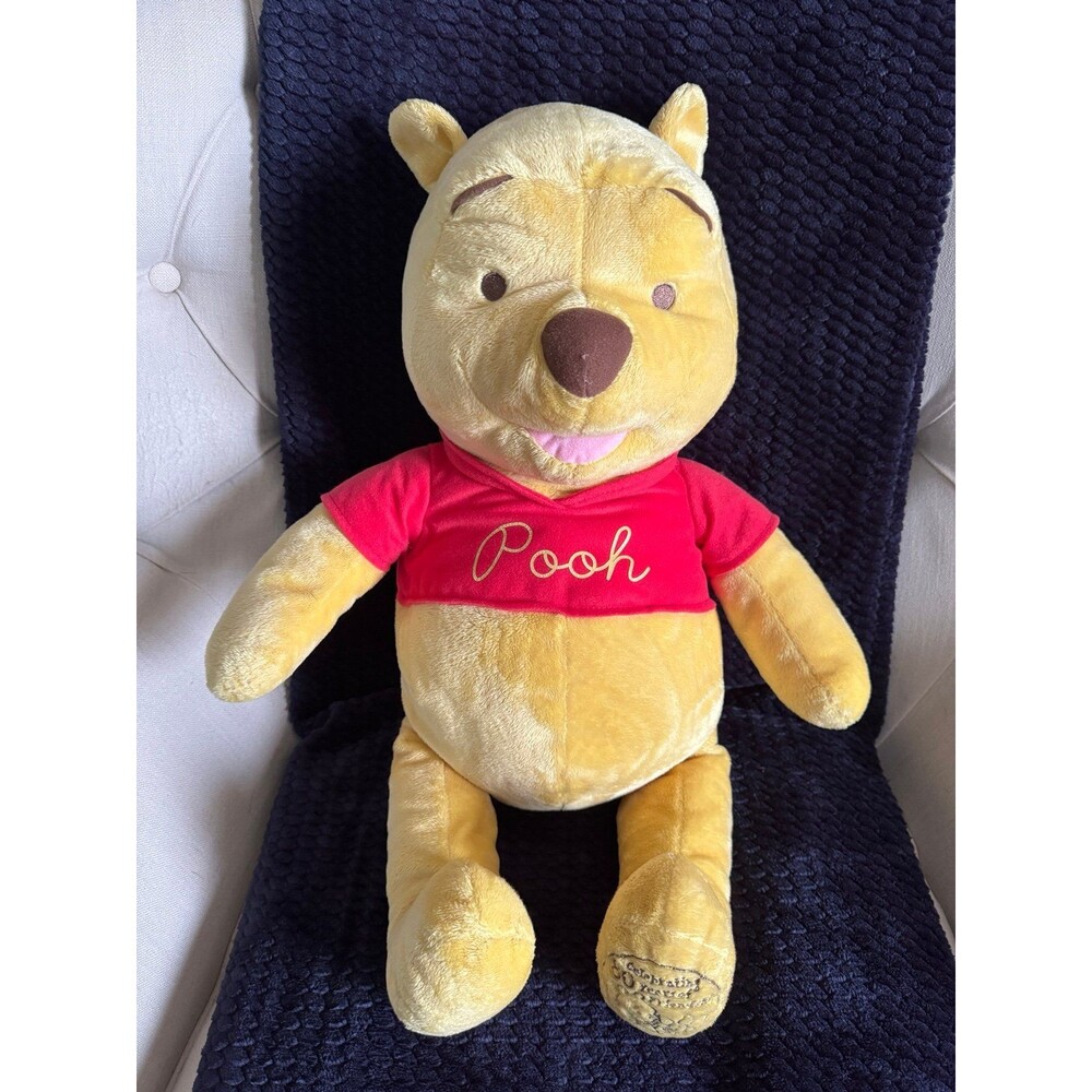 Fisher-Price Disney Winnie the Pooh "80 Years of Friendship" Large Plush 23”